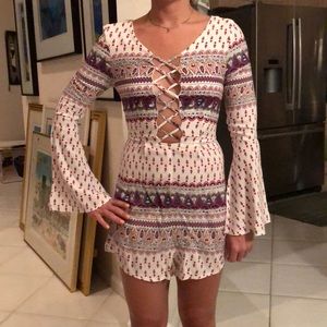 LF Printed Romper